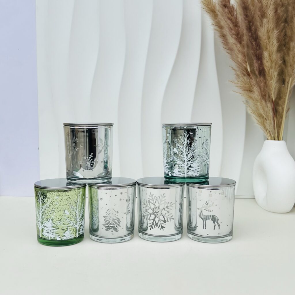Mimi Christmas Jar with Silver Alloy Lid