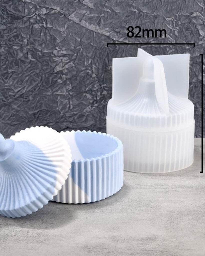 Stripped Jar Mold with Lid