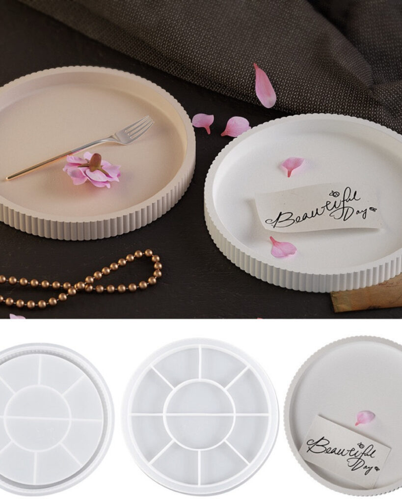 Round Ribbed Tray Mold