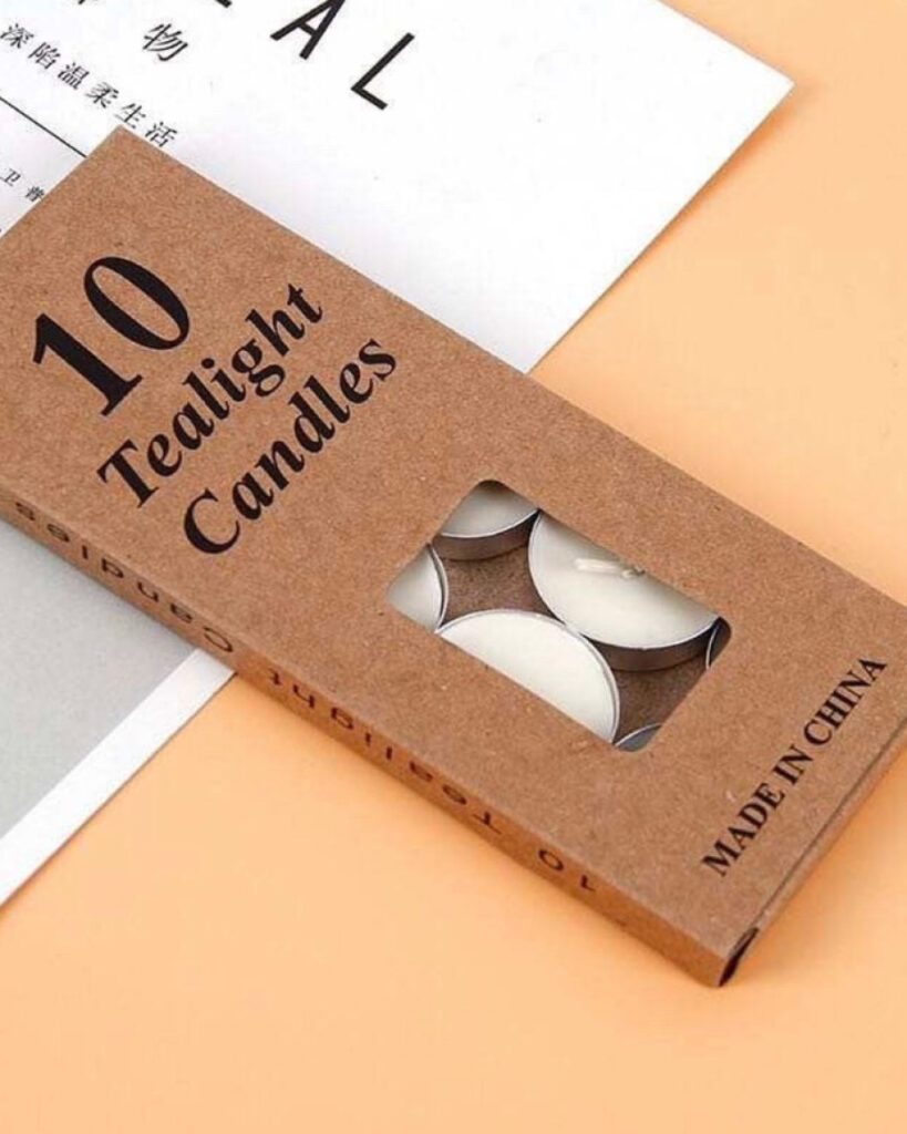 Tealight candles