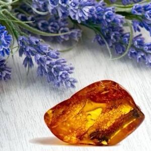 Amber and lavender fragrance oil